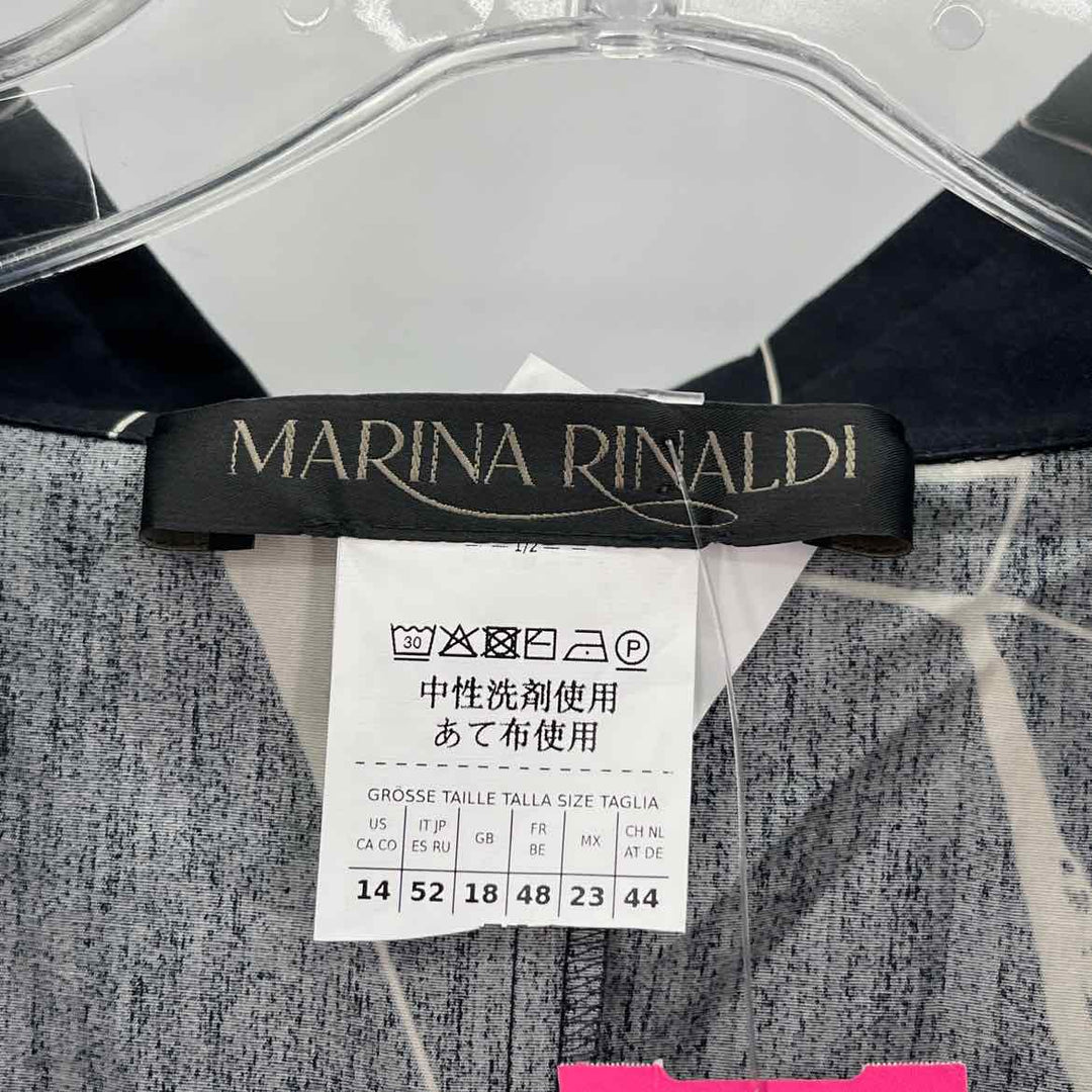 Size 14 MARINA RINALDI Tan Dress