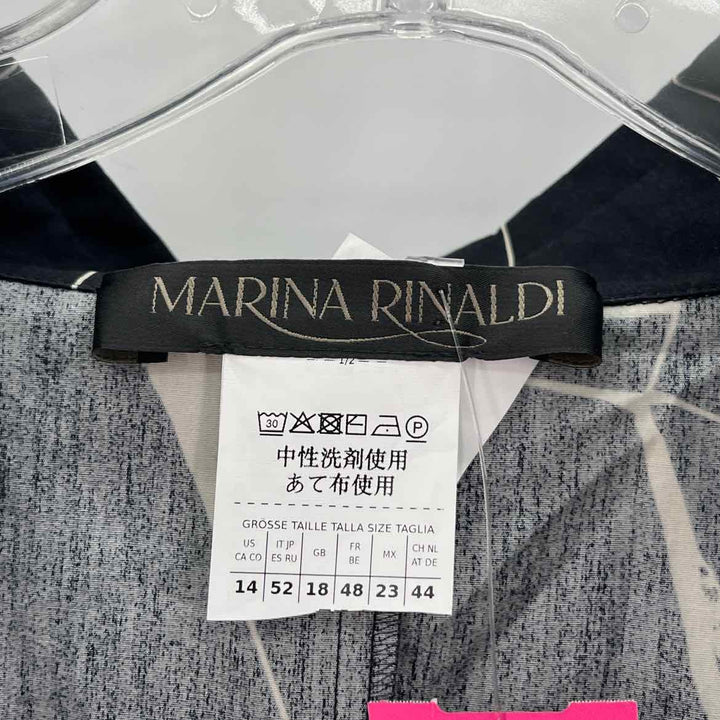 Size 14 MARINA RINALDI Tan Dress