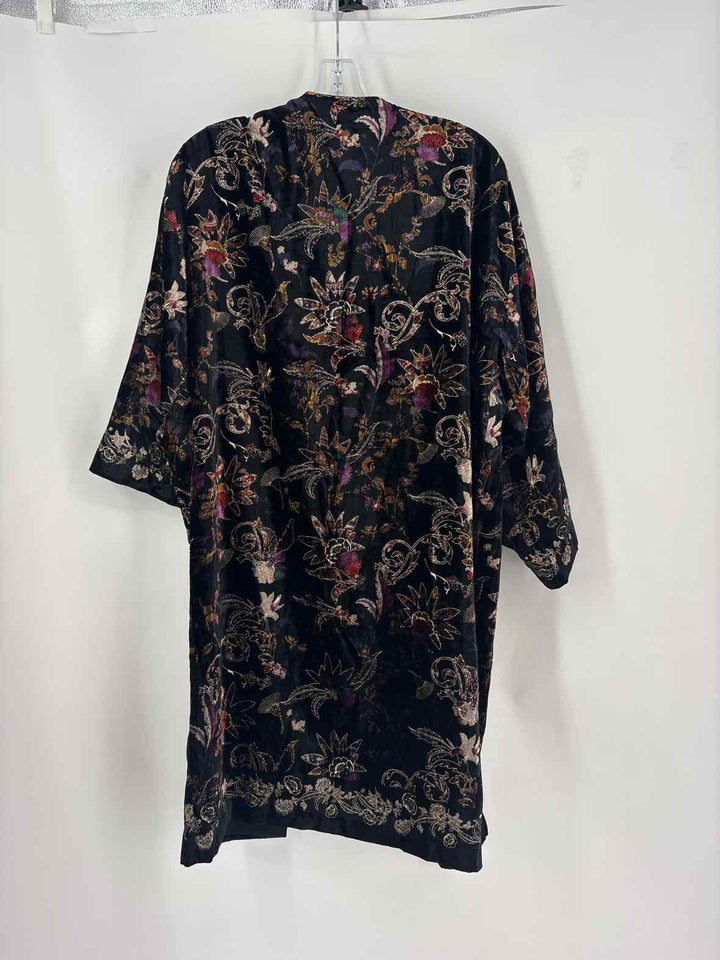 Size XS Chico's Black Velour Cardigan