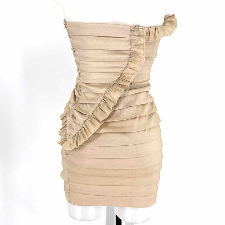 Size 5 CITY TRIANGLE Champagne Dress