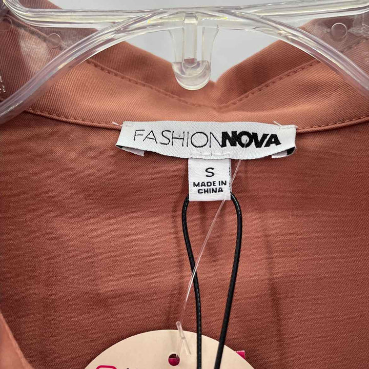 Size S FASHION NOVA Tan Jacket