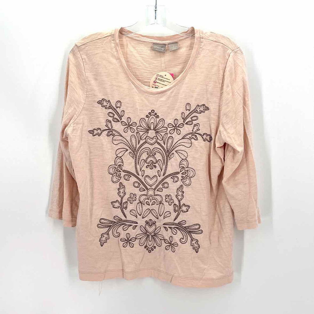 Size L CHIBOC Pale Pink Shirt