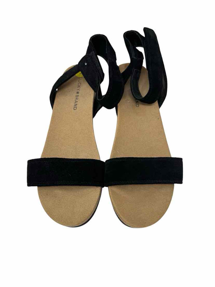 Shoe Size 9 LUCKY Black Sandals