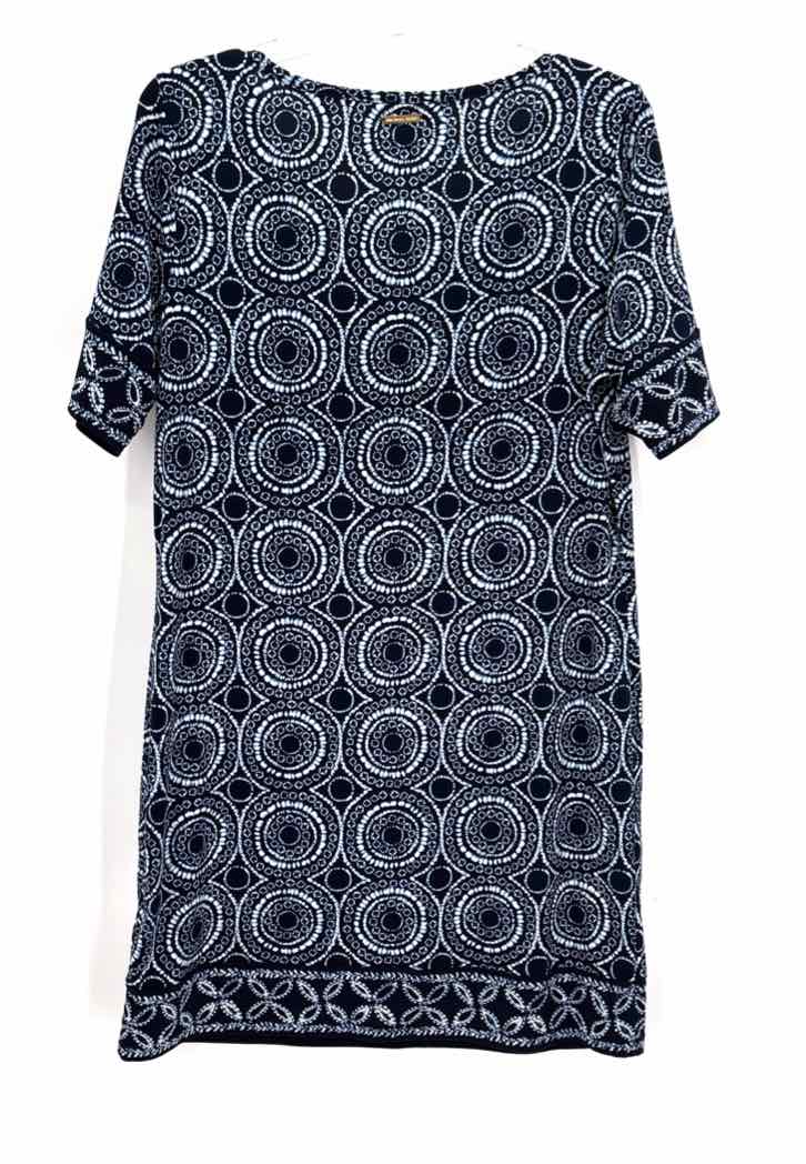 Size L Michael Kors Navy Print Dress