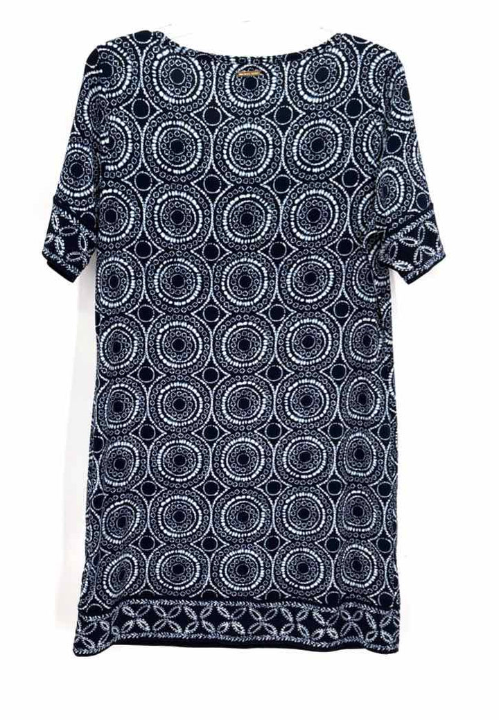 Size L Michael Kors Navy Print Dress