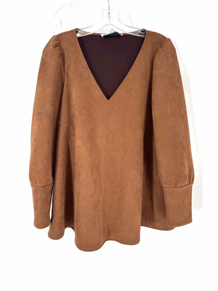Size S TUCKERNUCK Brown Suede Shirt