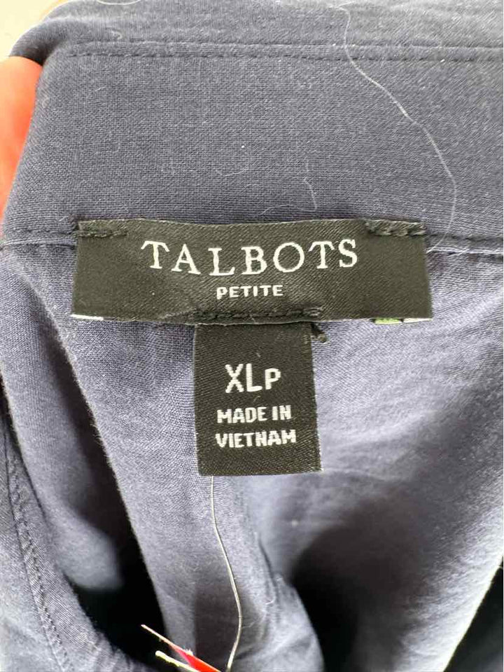 Size XL Talbots Navy Lace Shirt