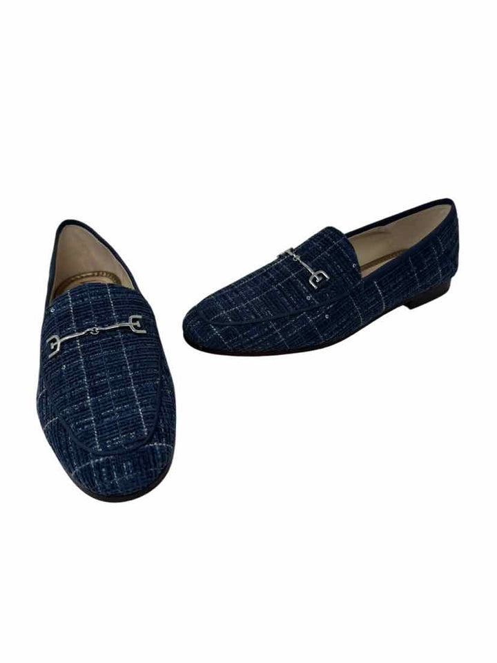 Shoe Size 9 Sam Edeleman Blue Tweed Flats