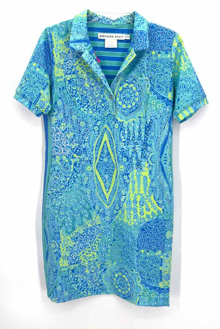 Size S Gretchen Scott Teal Dress