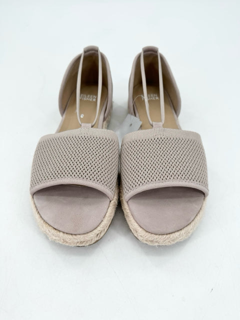 Shoe Size 7.5 Eileen Fisher Tan Flats