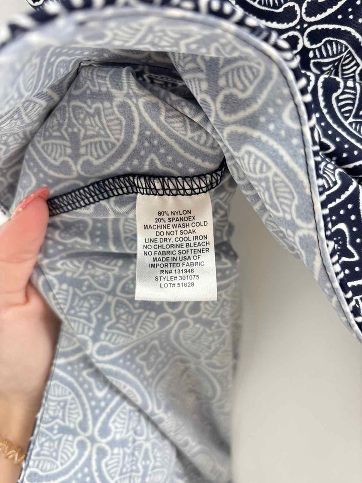 Size M Navy Print Shirt
