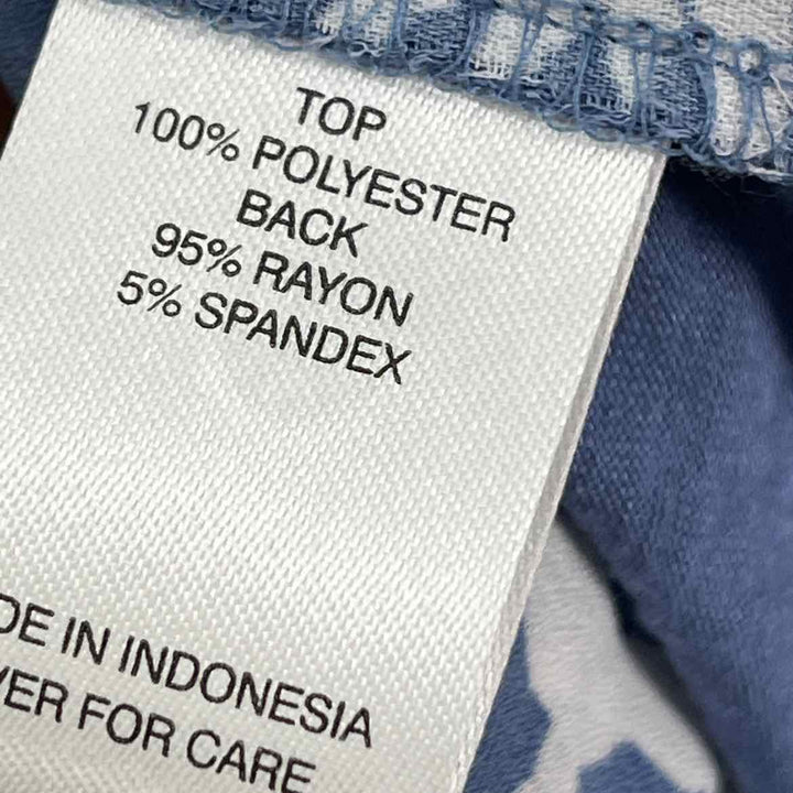 Size XL Blue Print Shirt