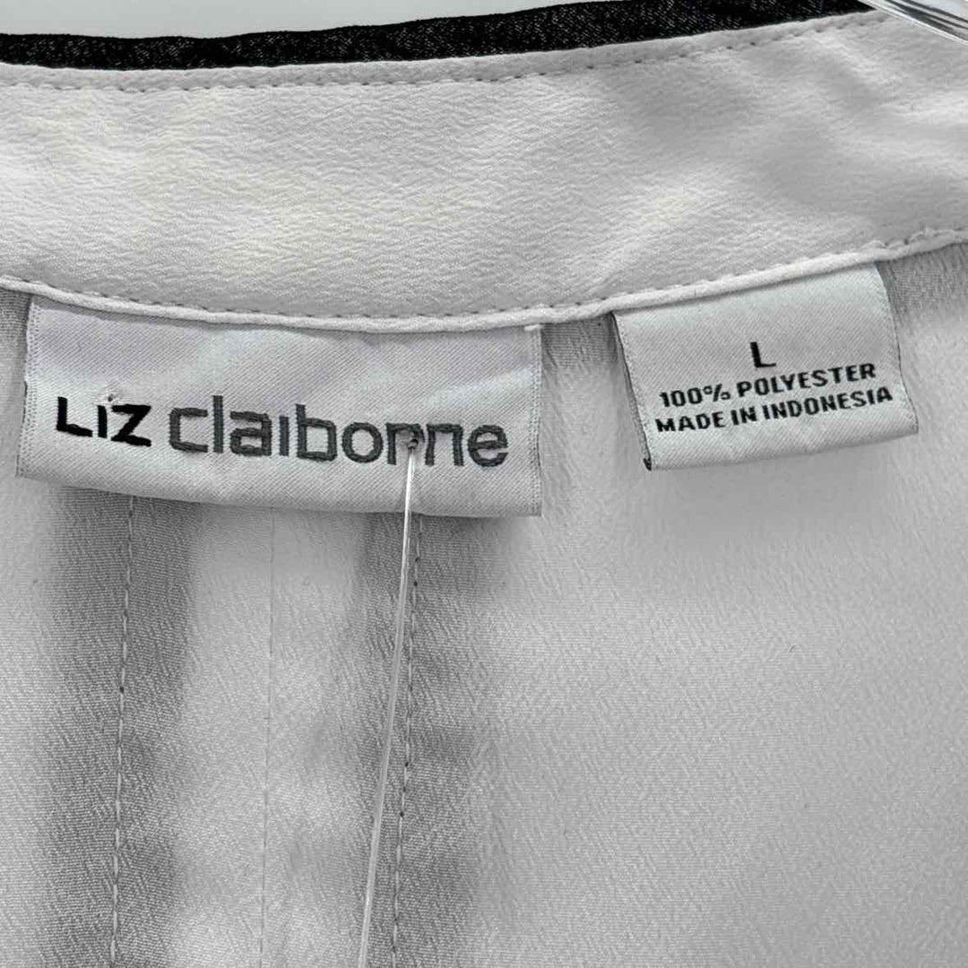 Size L LIZ CLAIBORNE White Shirt