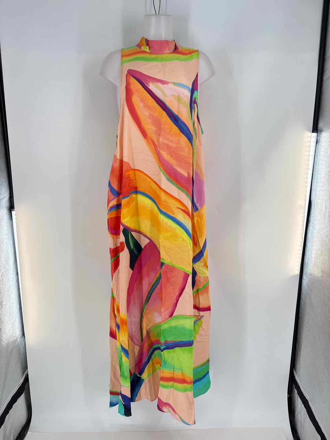 Size 2X FARM RIO ORANGE PRINT Dress