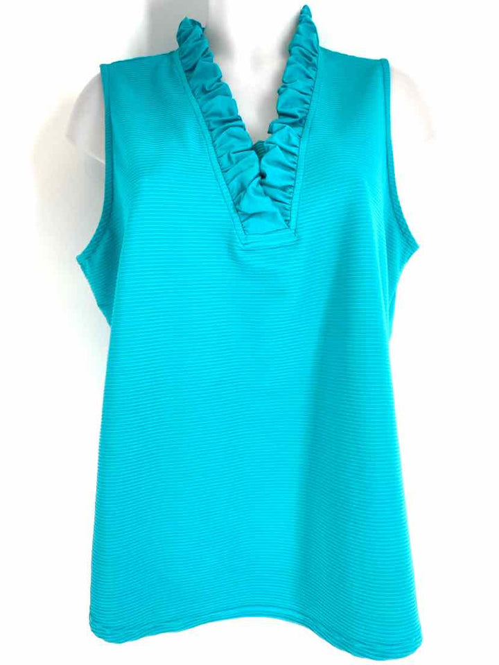 Size L Chico's Teal Shirt