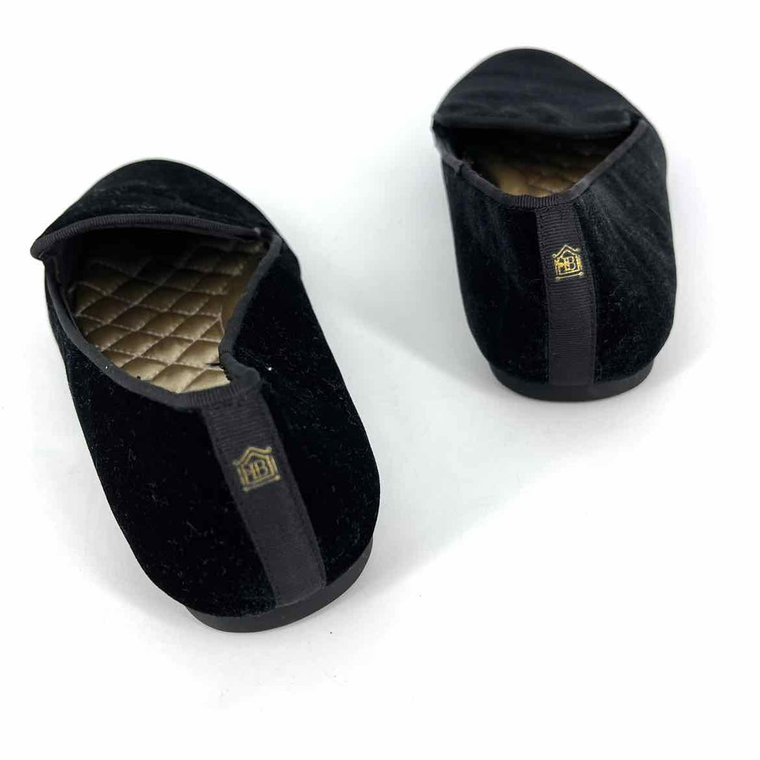 Shoe Size 7 BIRDIES Black Velvet Flats