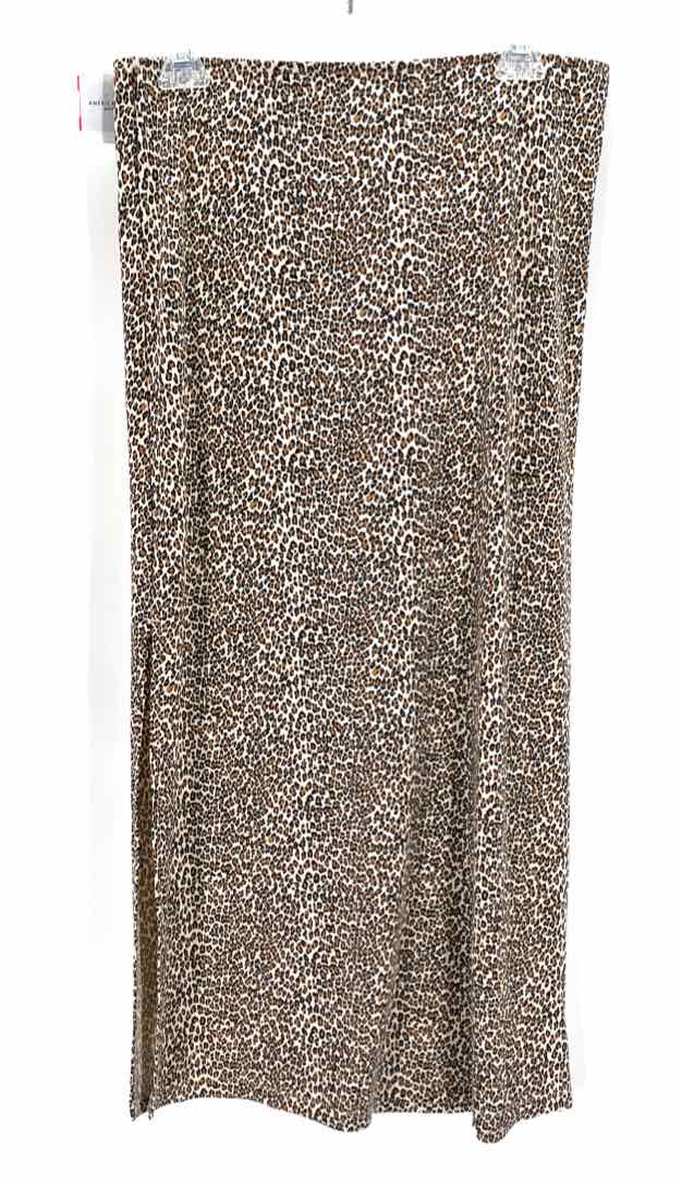 Size M AMERICAN EAGLE Brown Print Skirt