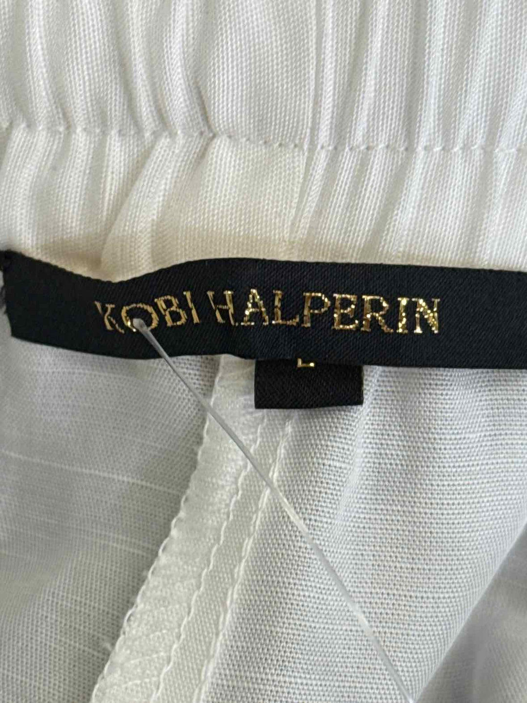 Size L KOBI HALPERIN Cream Pants
