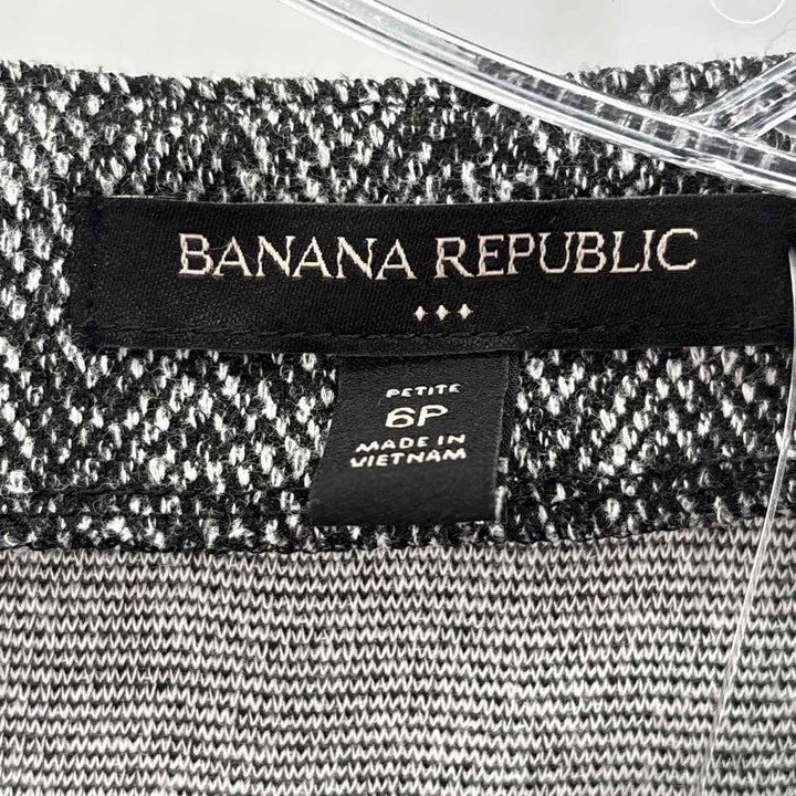 Size 6 Banana Republic Black/White Dress