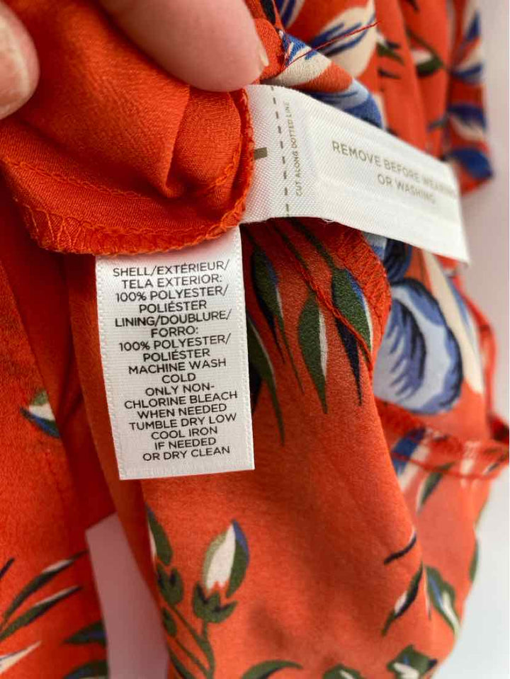 Size M Ann Taylor Orange Dress