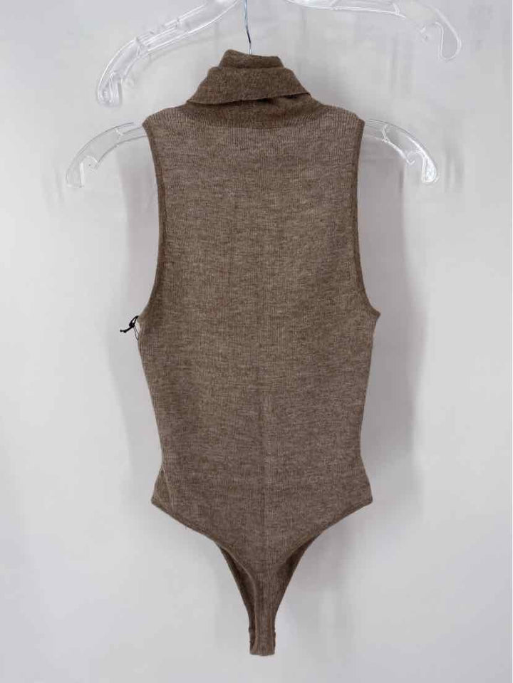 Size S Brown Knit Luxury - Sweater