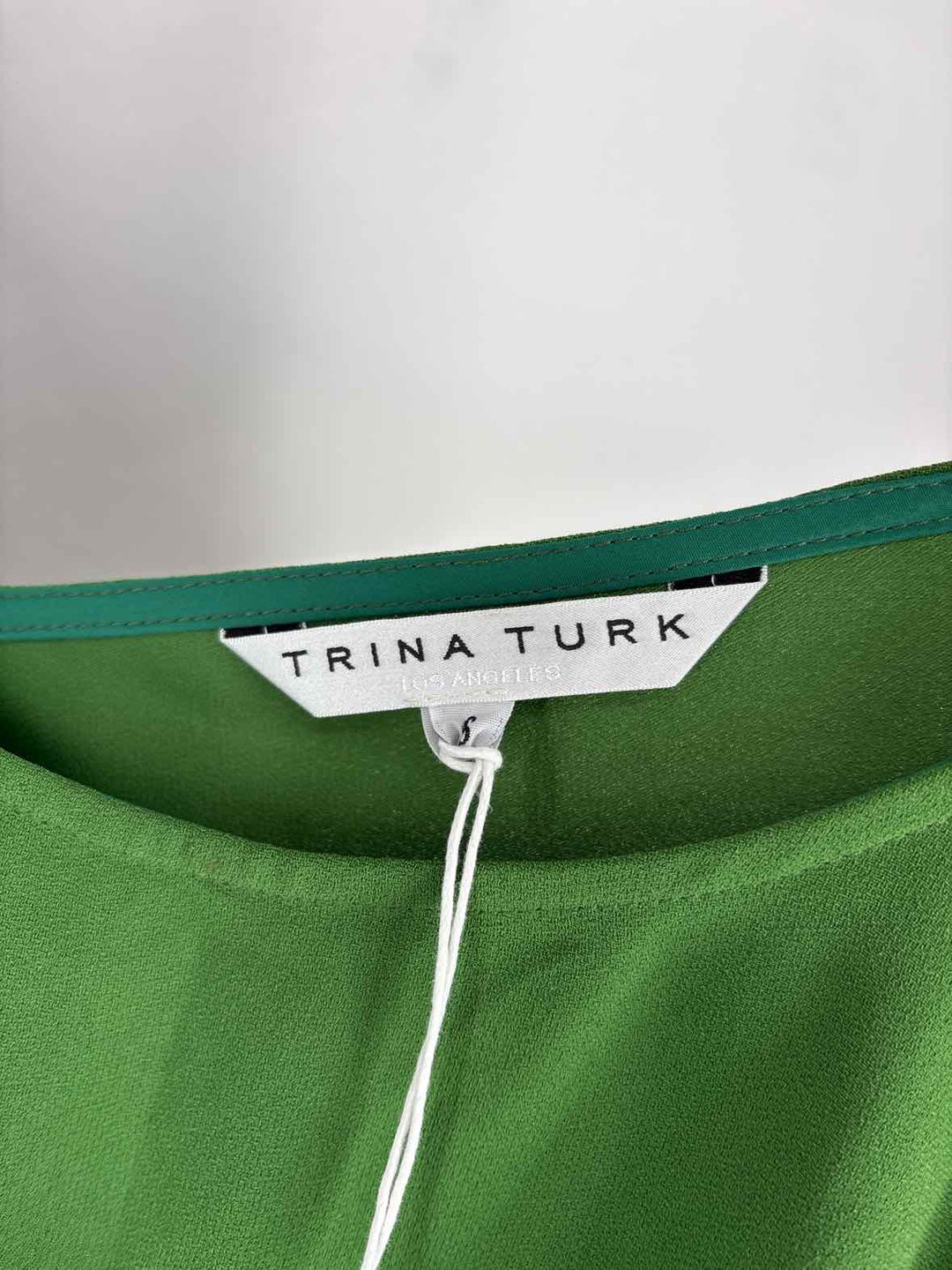 Size 6 TRINA TURK Green Shirt