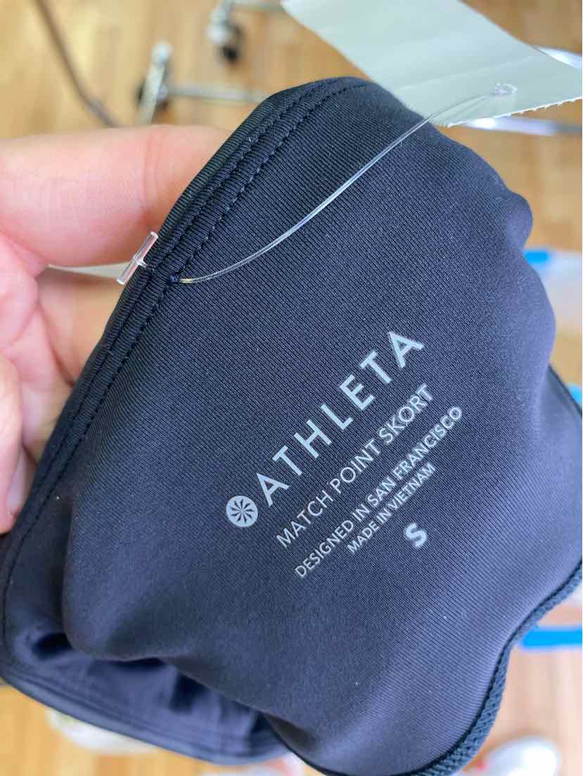 Size S Athleta Green Print Skirt