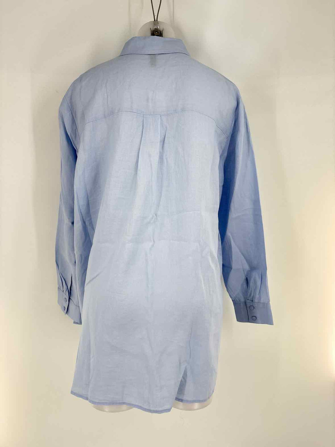 Size XL Eileen Fisher Blue Linen Shirt