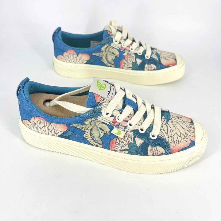 Shoe Size 7 CARIUMA Blue Canvas Sneakers