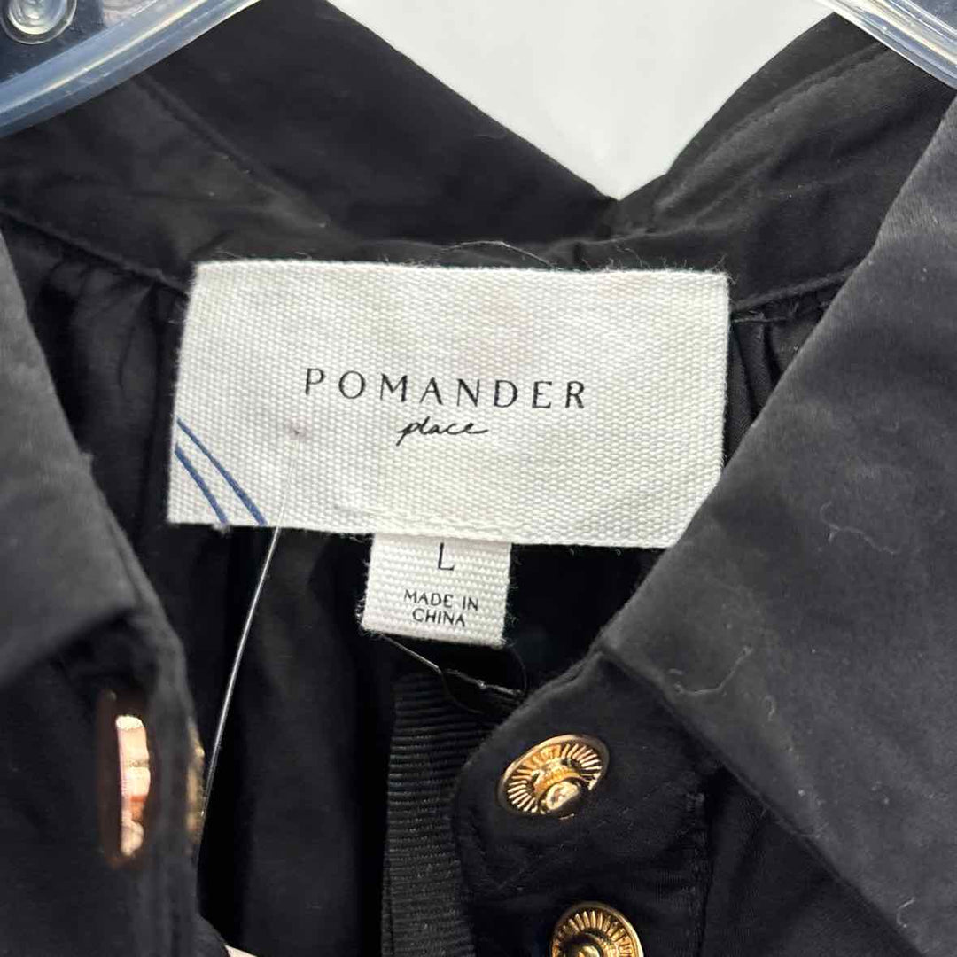 Size L POMANDER PLACE Black Dress