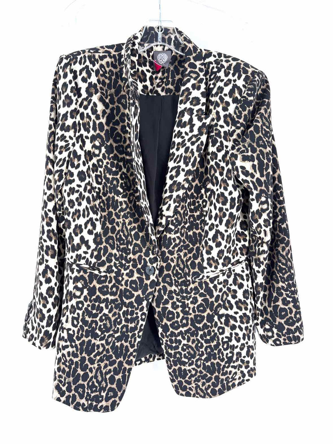 Size 14 Vince Camuto Brown Print Blazer