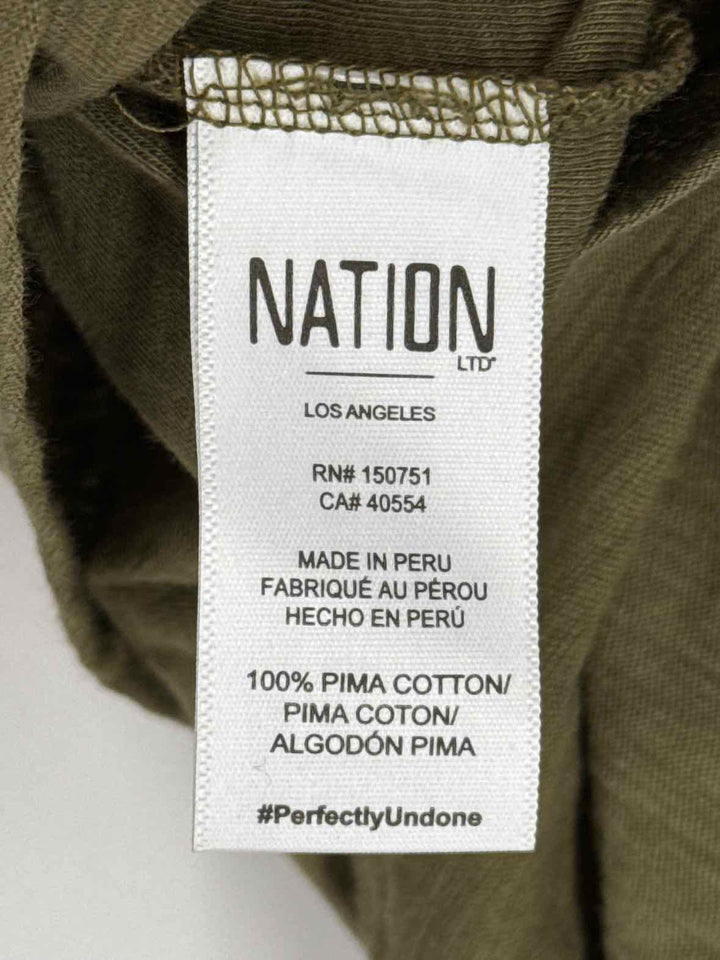 Size S NATION Olive Shirt