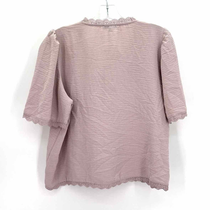 Size M Adrianna Papell Purple Shirt
