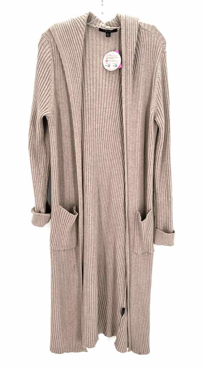 Size L CYRUS Tan Knit Cardigan