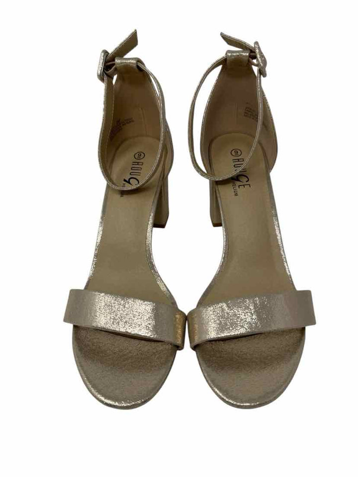 Shoe Size 9 ROUGE Gold Heels