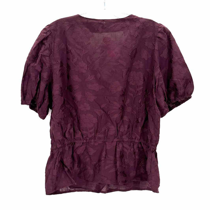 Size L Ann Taylor Burgundy Shirt