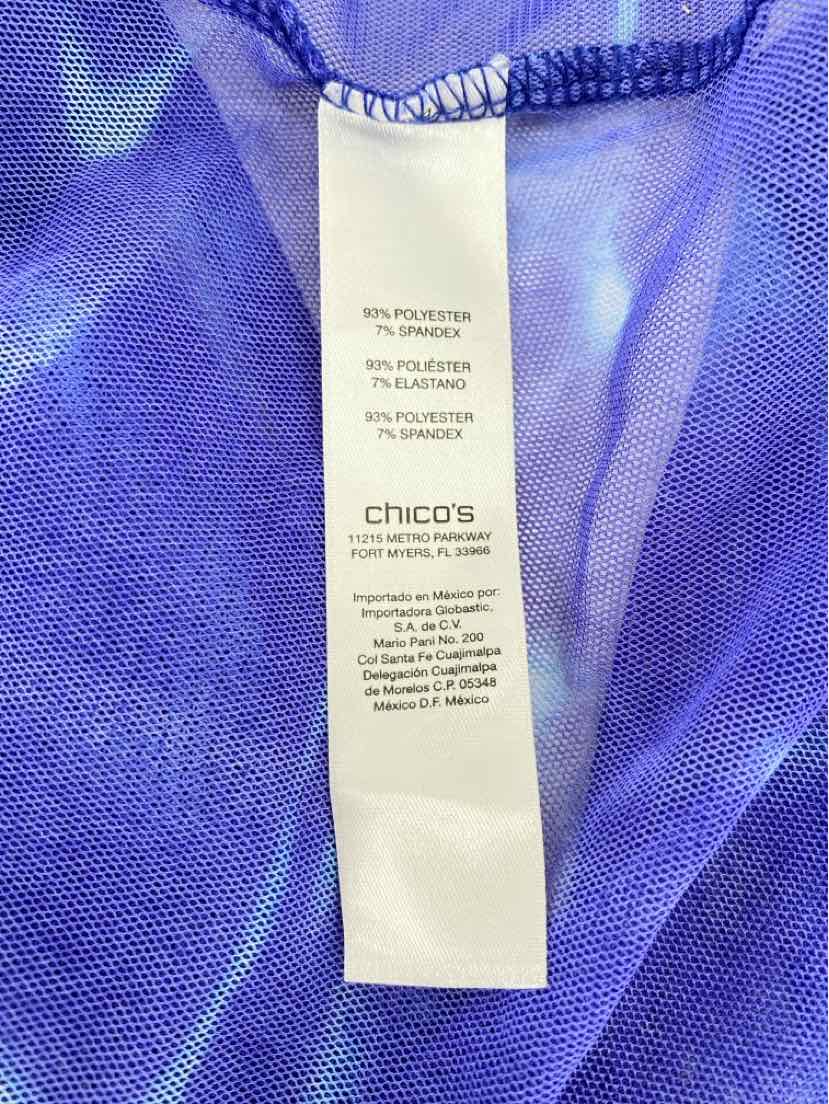 Size L Chico's Blue Shirt