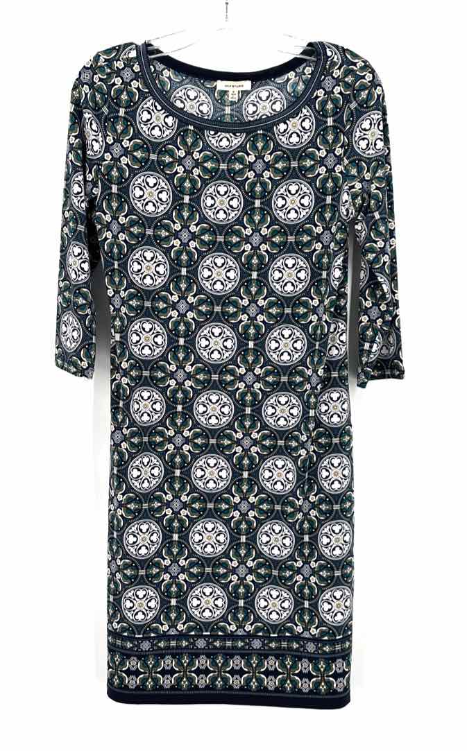 Size S MAX STUDIO Blue Print Dress