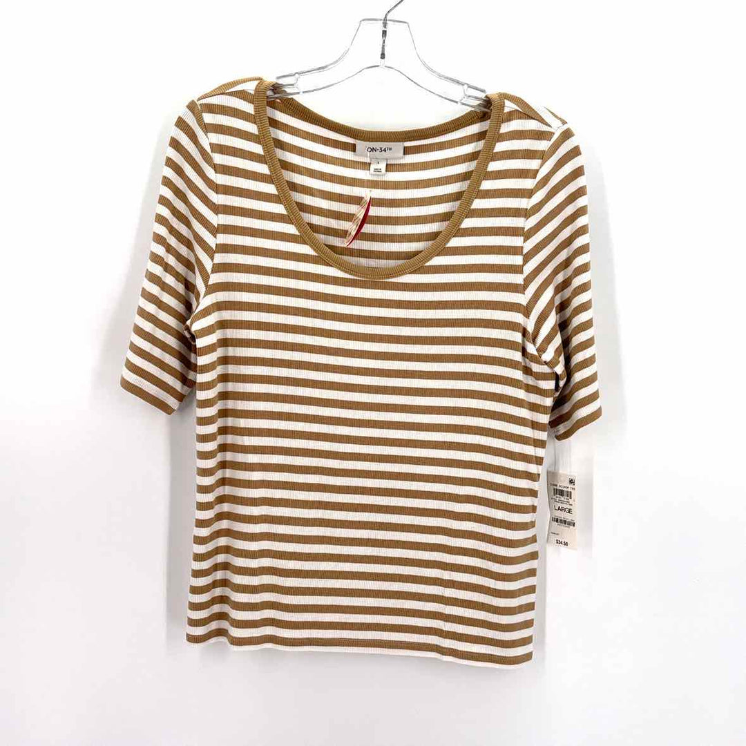 Size L ON 34TH Tan Shirt