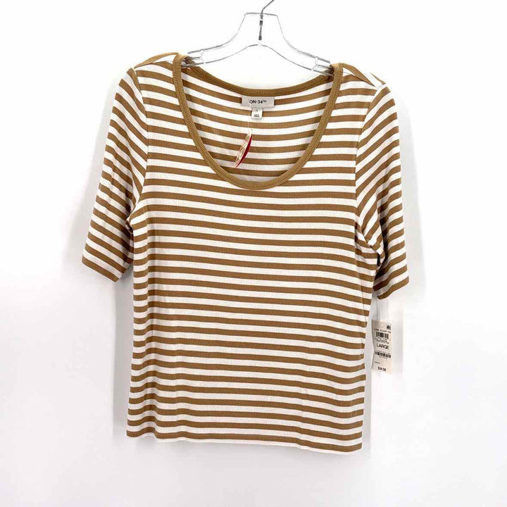 Size L ON 34TH Tan Shirt