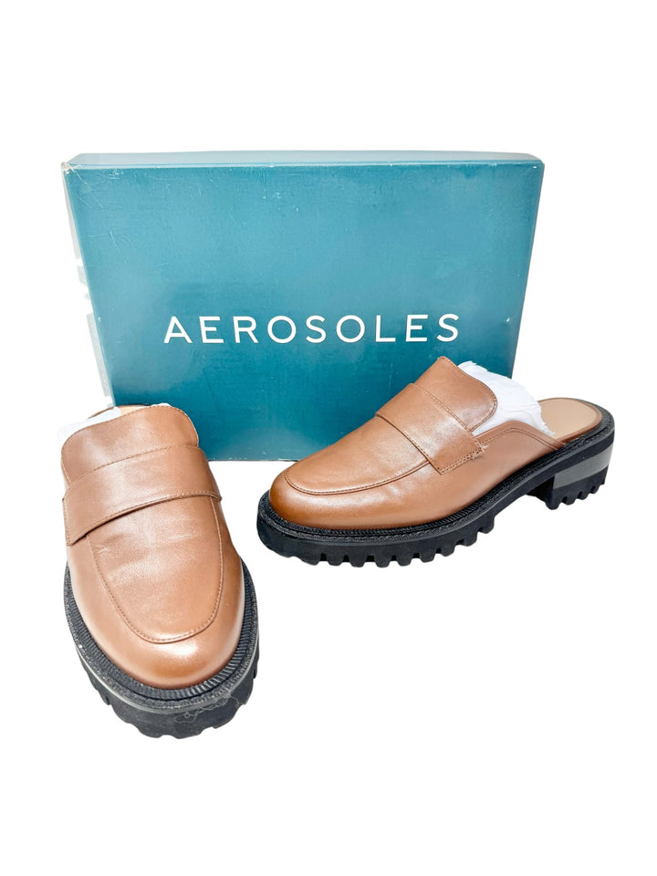 Shoe Size 7.5 AEROSOLES Brown Mules