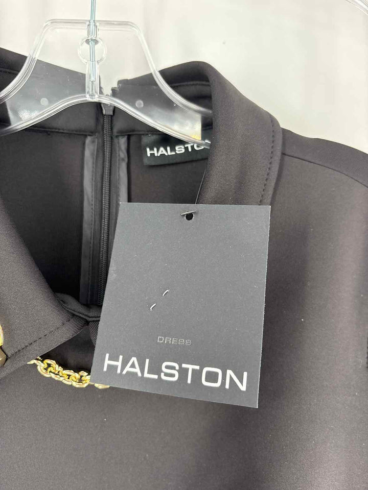 Size 10 HALSTON Black Dress