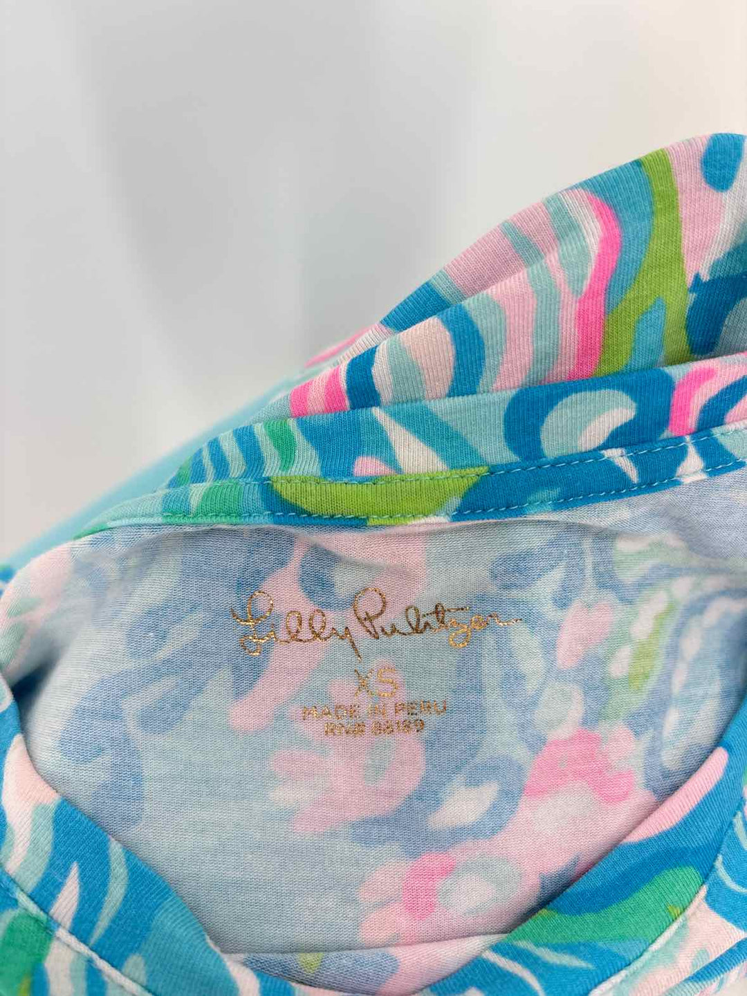 Size XS Lilly Pulitzer Teal Shirt