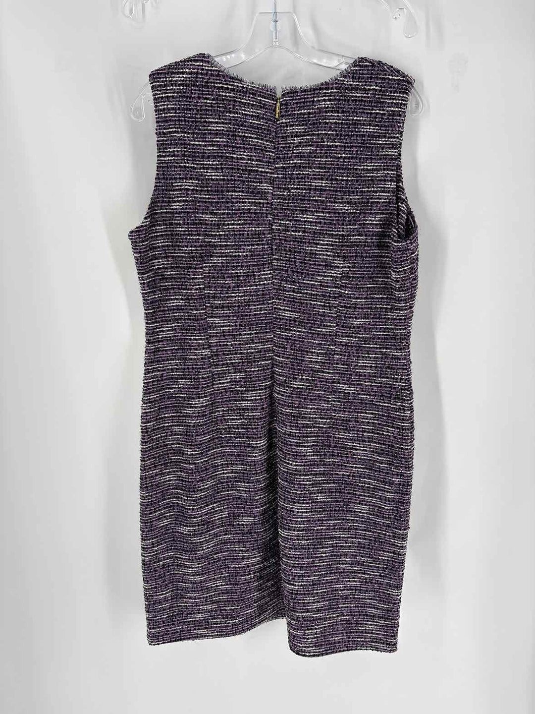 Size 14 KARL LAGERFELD Purple Tweed Dress
