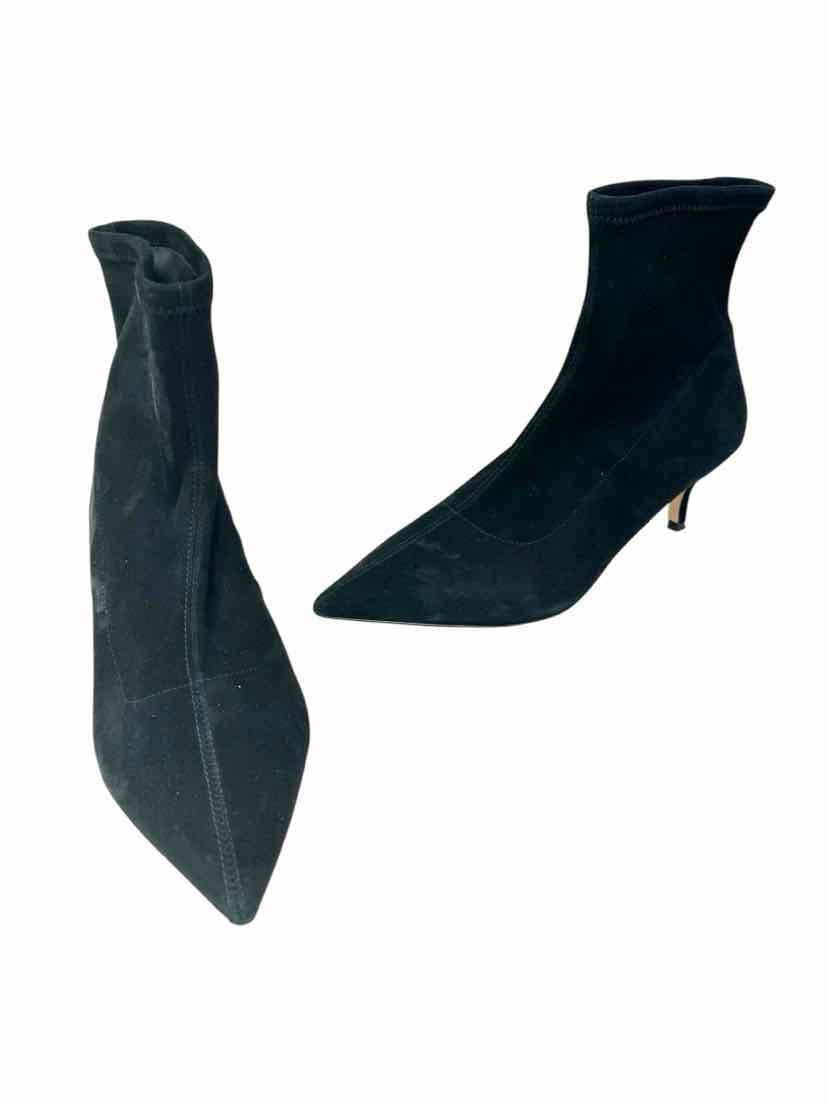 Shoe Size 9 Coach Black Suede Boots