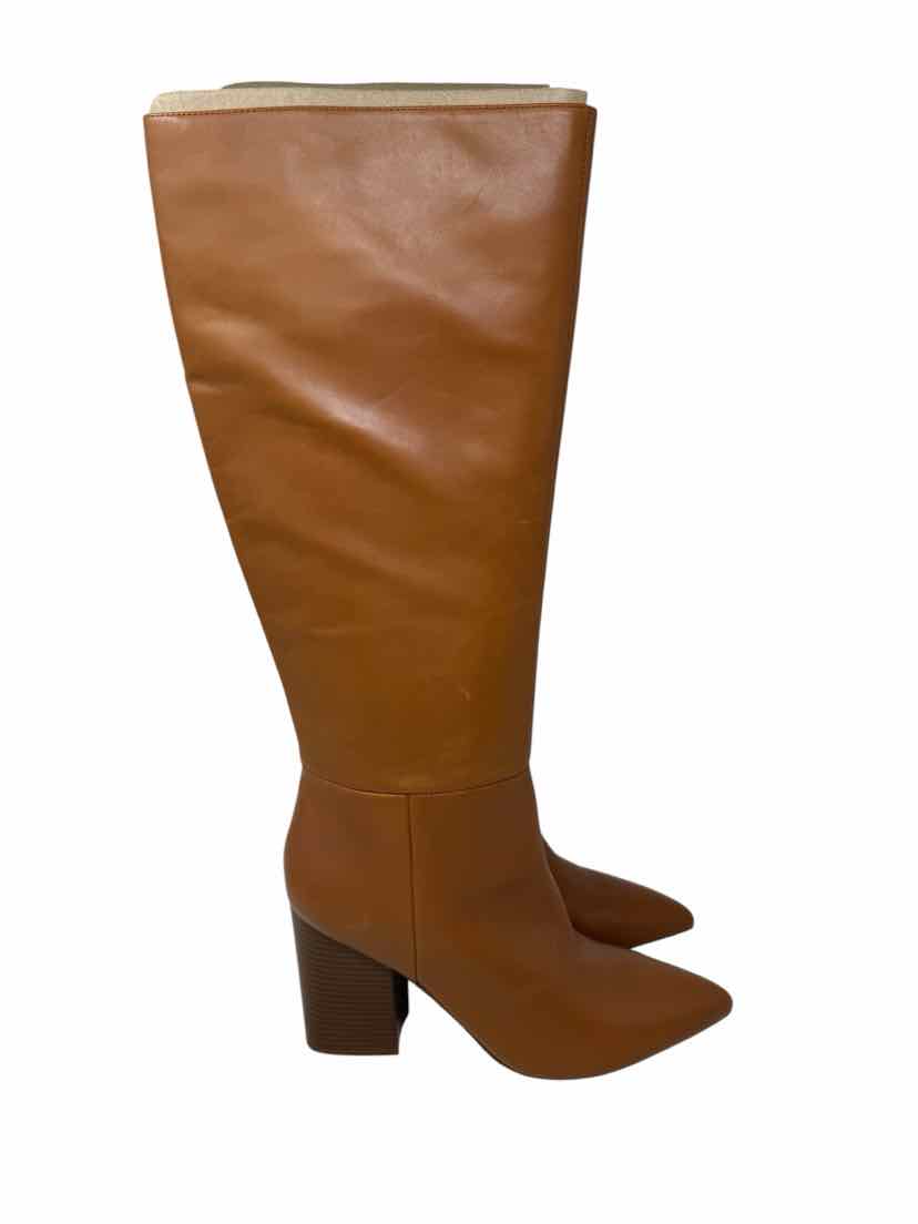 Shoe Size 10 Nine West Tan Leather Boots