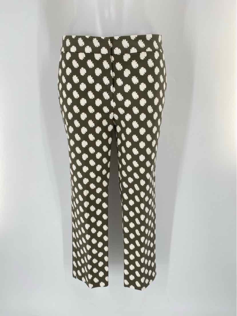 Size 6 Boden Green Print Pants