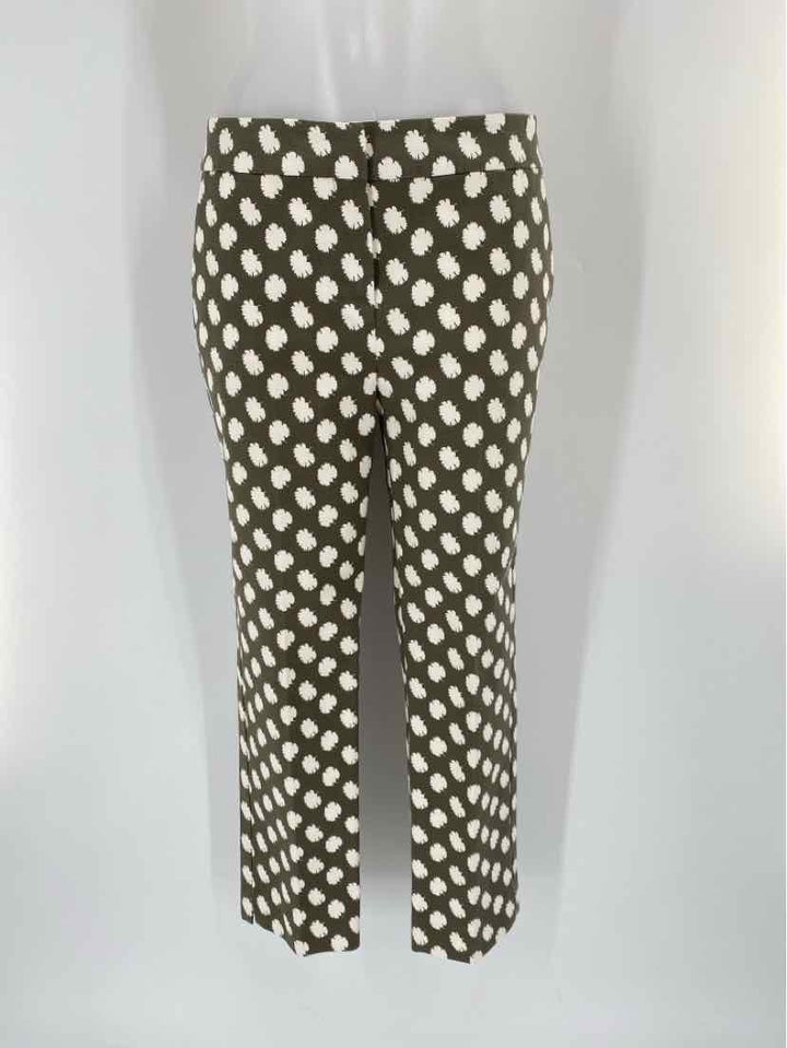 Size 6 Boden Green Print Pants