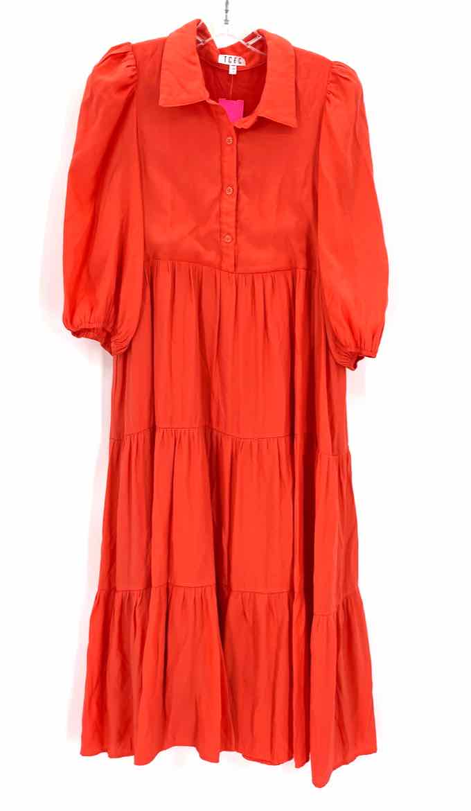 Size L Orange Dress