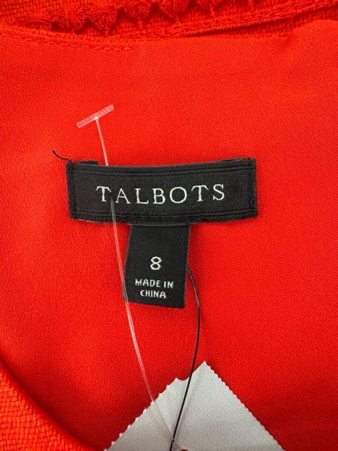 Size 8 Talbots Red Dress